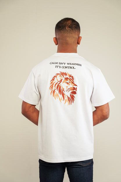 Lion's Control | Embroidered Oversize T-Shirt