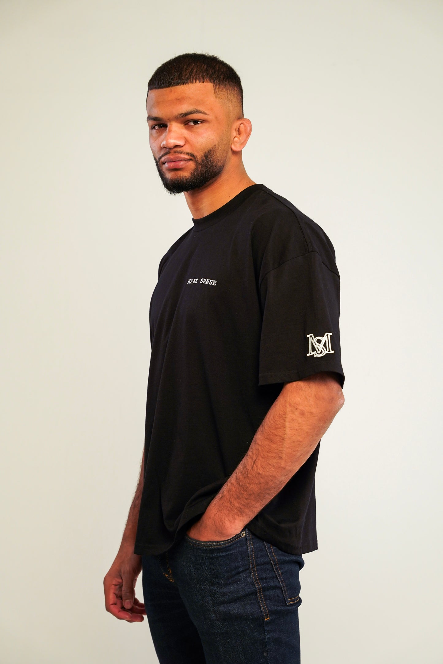 Lion's Control | Embroidered Oversize T-Shirt