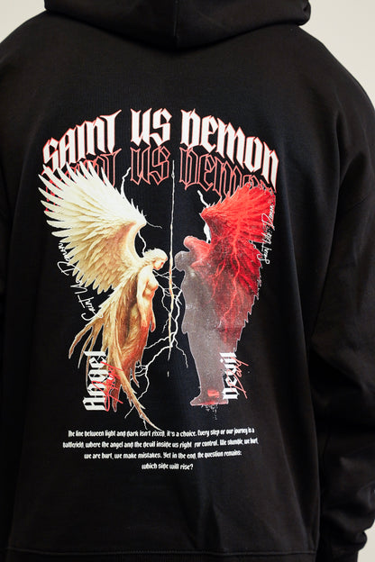 SAINT VS DEMON | Oversized Hoodie