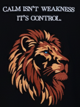 Lion's Control | Embroidered Oversize T-Shirt