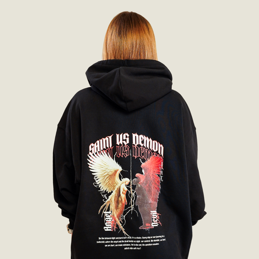 SAINT VS DEMON | Oversized Hoodie