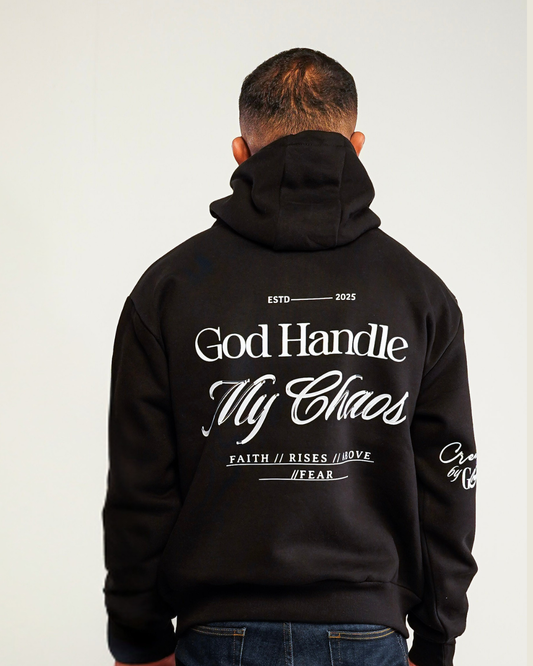 GOD HANDLE MY CHAOS | Oversized Hoodie
