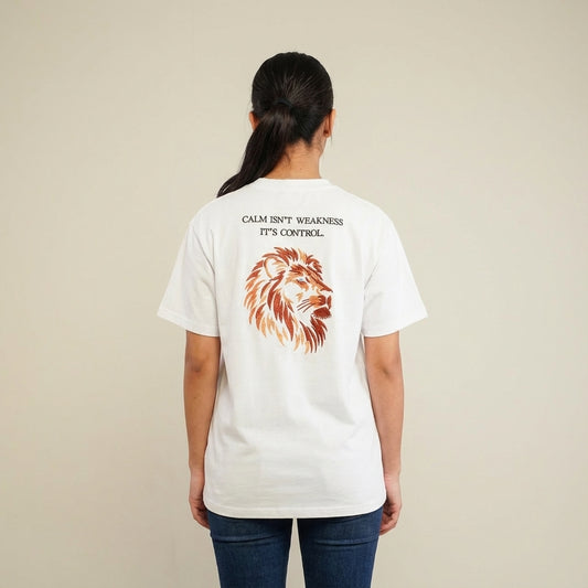 Lion's Control | Embroidered Oversize T-Shirt